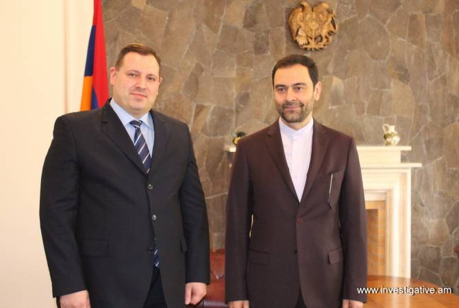 Armenian Investigative Committee’s Chairman receives Iranian Ambassador