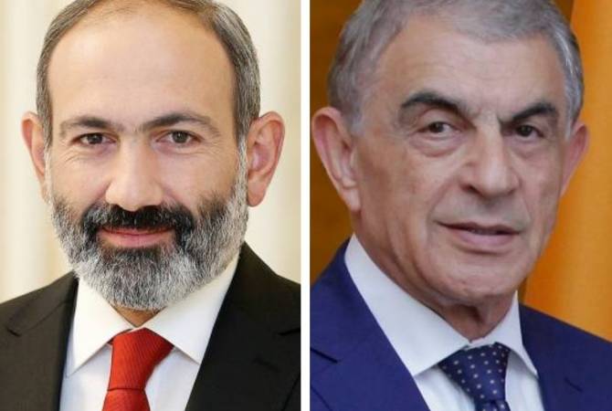 Состоялась  встреча председателя НС Армении Ара Баблояна и премьер-министра Никола 
Пашиняна