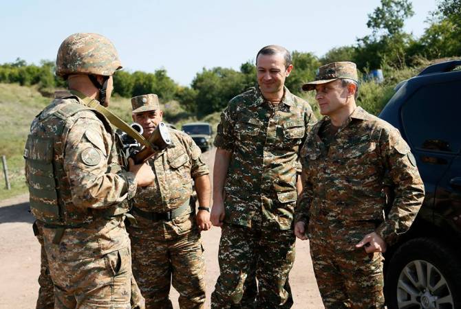 Secretary of Security Council, Police Chief get acquainted with service process of police troops 
conducting combat duty