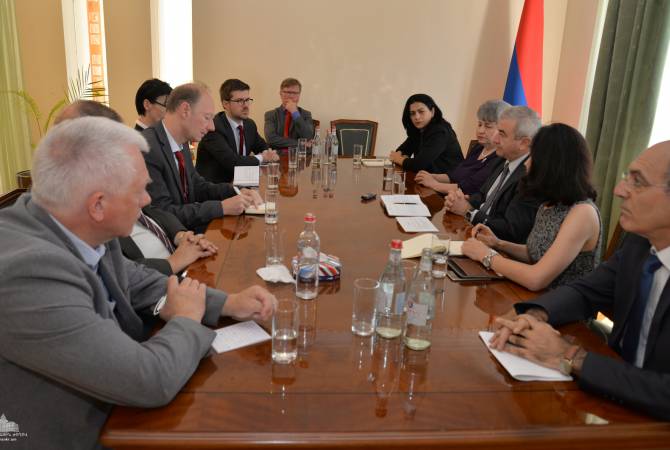 MEP Martin Sonneborn hosted at Parliament of Artsakh