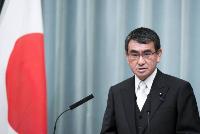 وزير خارجية اليابان تارو كونو سيقوم بزيارة رسمية لأرمينيا وسيزور النصب التذكاري للإبادة الأرمنية