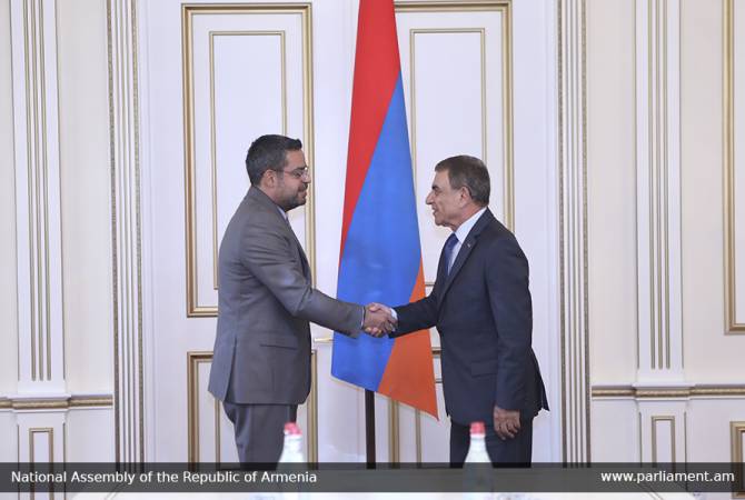 Ара Баблоян принял посла Сирии в Армении Мохаммеда Хаджа  Ибрагима