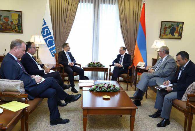 Armenian FM, OSCE Secretary General discuss developments over NK conflict settlement