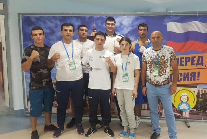 Трое членов сборной Армении по боксу будут бороться за золотые медали на 
студенческом первенстве мира