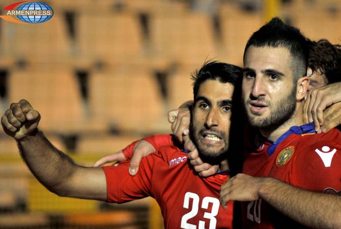 Сборная Армении во втором туре Лиги наций УЕФА делит 2-3 места в дивизионе D/4 
