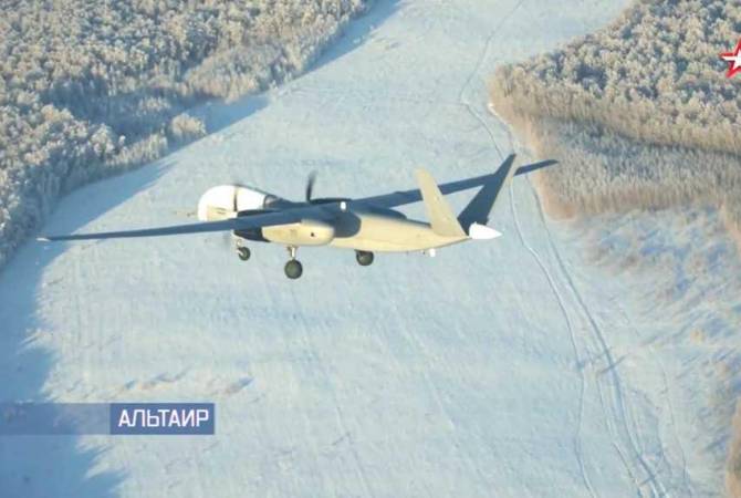 Полет многотонного российского беспилотника показали на видео