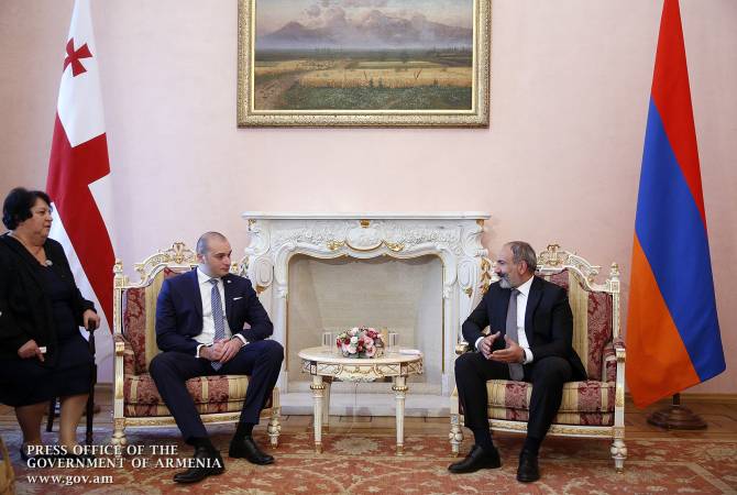 В Ереване между премьер-министрами Армении и Грузии состоялись переговоры высокого 
уровня

