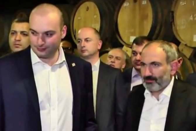 Премьер-министры Армении и Грузии посетили Ереванский коньячный завод