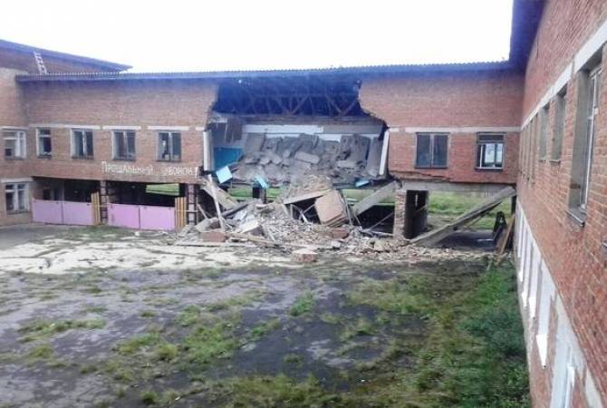 Стены школы обрушились во время уроков в Иркутсткой области