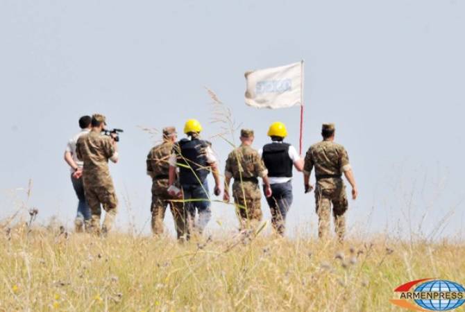 OSCE conducts ceasefire monitoring on border of Artsakh and Azerbaijan