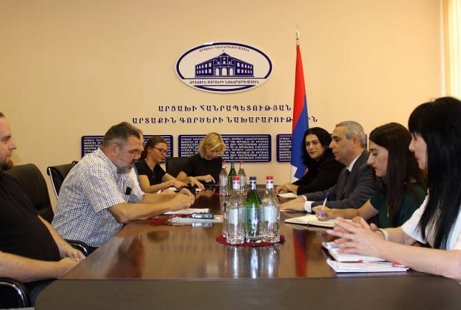 Artsakh FM receives delegation of University of Leipzig 