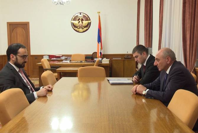 Artsakh’s president, Armenia’s deputy PM discuss economic cooperation 