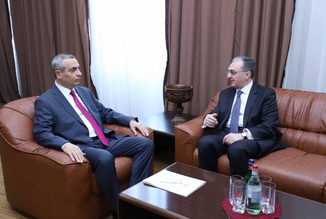 FMs of Armenia, Artsakh exchange ideas over NK conflict settlement process 
