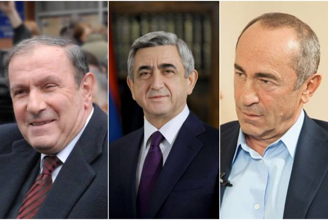جميع رؤساء أرمينيا السابقين- ليفون تير-بيتروسيان، روبيرت كوتشاريان وسيرج سركيسيان سيُدعون 
للمشاركة في احتفالات يوم الاستقلال -21 سبتمبر-