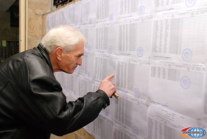 848,343 eligible to vote in Yerevan election 