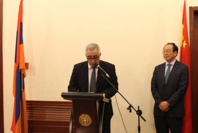 Պեկինում տեղի է ունեցել ՀՀ անկախության 27-րդ տարեդարձին և Հայաստանի առաջին Հանրապետության 100-ամյակին նվիրված ընդունելություն 