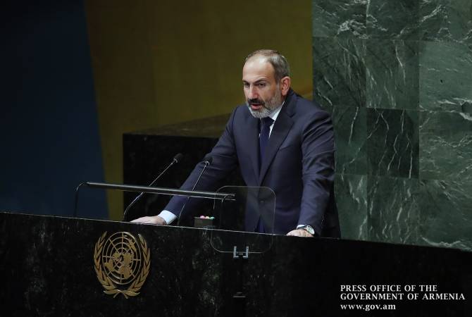 L’intervention du Premier ministre Nikol Pashinyan à l'Assemblée générale des Nations Unies