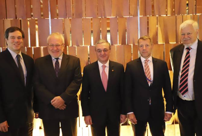 Zohrab Mnatsakanian a attiré l’attention des co-présidents du Groupe de Minsk sue les tentatives d’Azerbaïdjan de monter la tension 