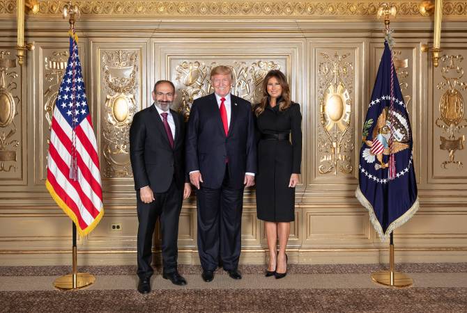 Никол Пашинян в Нью-Йорке принял участие в приеме от имени президента США 
Дональда Трампа в

