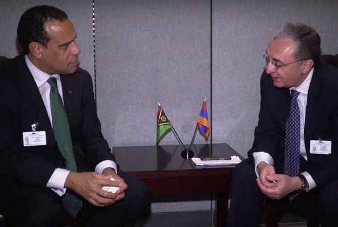 FMs of Armenia, Vanuatu hold meeting in NYC