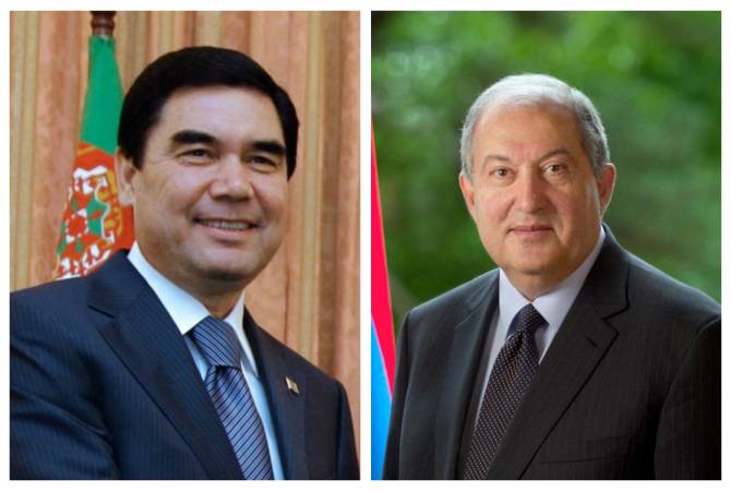 President Sarkissian congratulates Turkmen counterpart on national day 