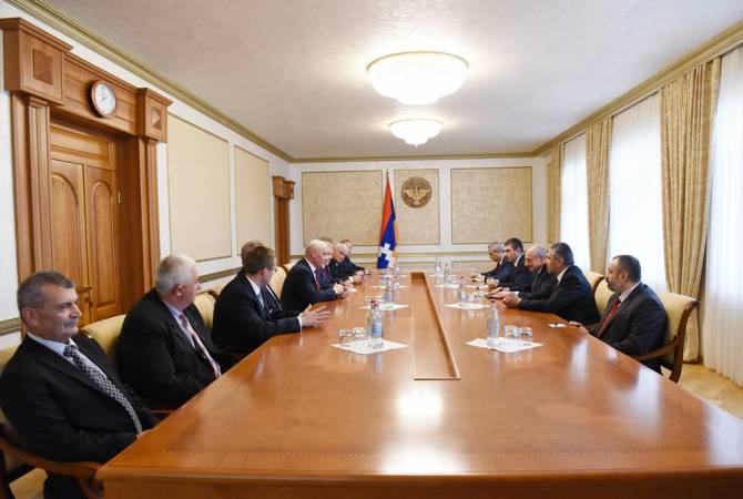 President of Artsakh holds meeting with Polish county delegation 