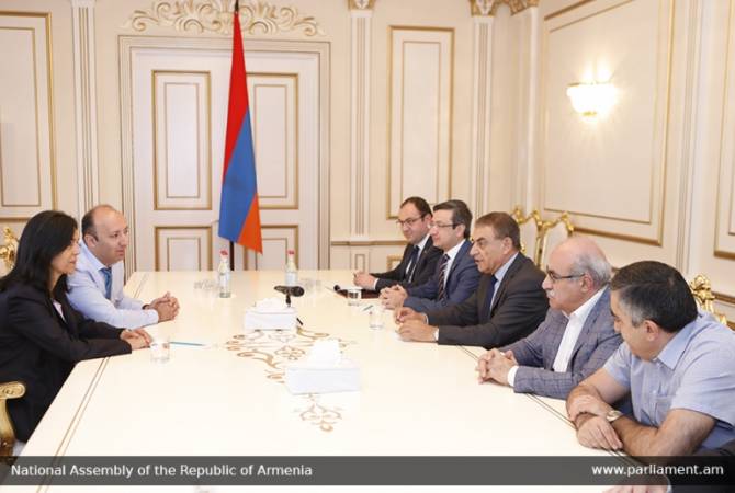 Ара Баблоян принял вице-президента компании «Веолиа-джур» по Центральному и 
Восточному региону