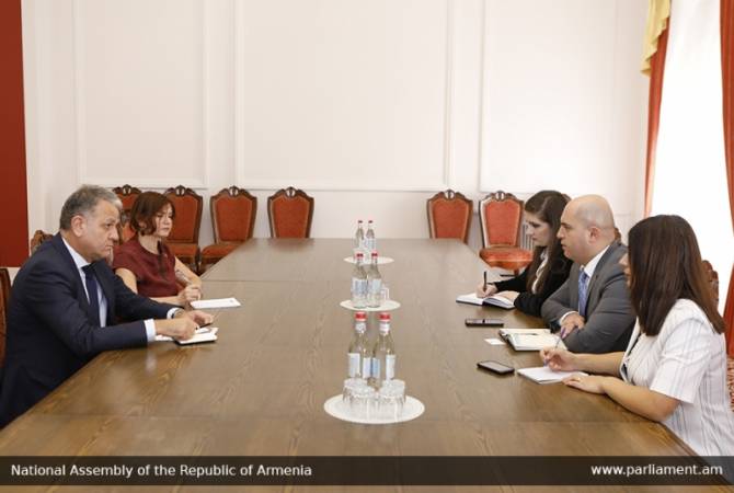Армен Ашотян встретился с руководителем отдела по вопросам Армении, Азербайджана, 
Беларуси и Восточного партнерства Еврокомиссии

