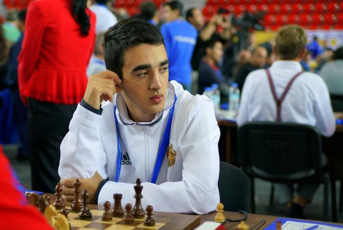 Armenia’s men chess team defeats Greeks