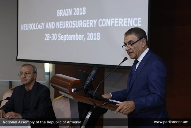 Speaker of Parliament inaugurates BRAIN 2018 int’l neurology conference in Yerevan 