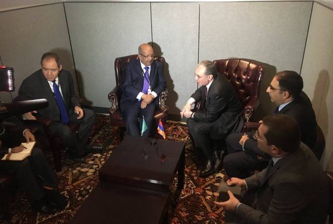 Foreign ministers of Armenia and Algeria discuss cooperation 