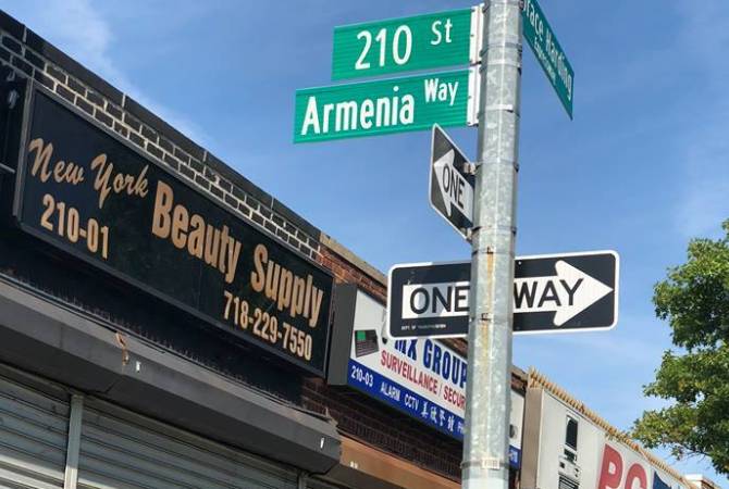 New York City inaugurates “Armenia Way” street in Queens 
