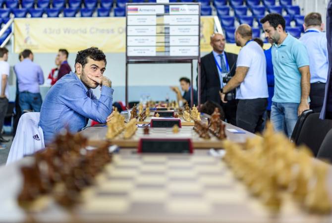 Men’s chess team of Armenia defeated by the USA