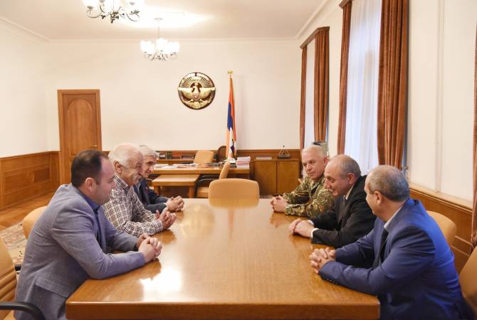 Artsakh’s President receives Diaspora-Armenian philanthropists and head of Kashatagh 
Foundation of Families with Many Children