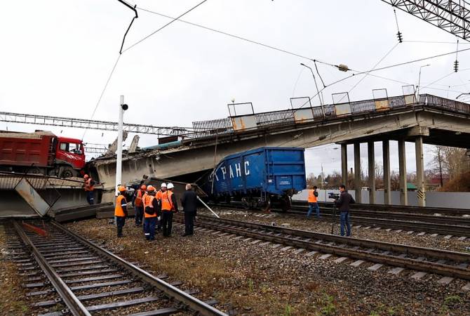 Armenian driver injured in Russia bridge collapse 