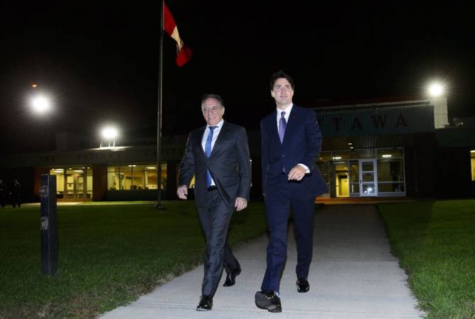 Canada’s PM  Justin Trudeau and Quebec Premier-designate to arrive in Yerevan October 10