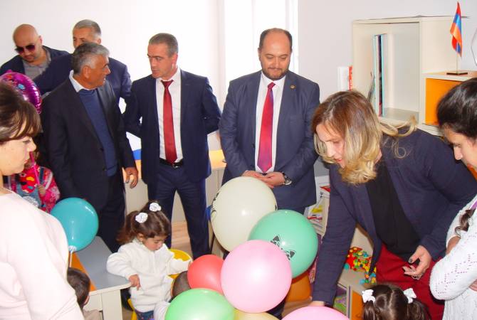 Հայաստանում առաջին մոբիլ մանկապարտեզը բացվեց Գեղարքունիքի մարզի Դրախտիկ գյուղում
