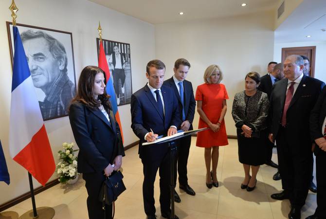 April 24 will be remembered in France as the Day of Remembrance of the Armenian Genocide -
Emmanuel Macron