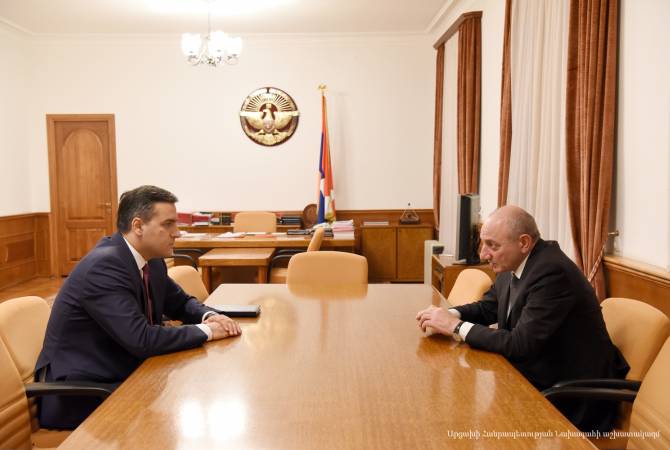 Президент Республики принял омбудсмена Республики Армения

