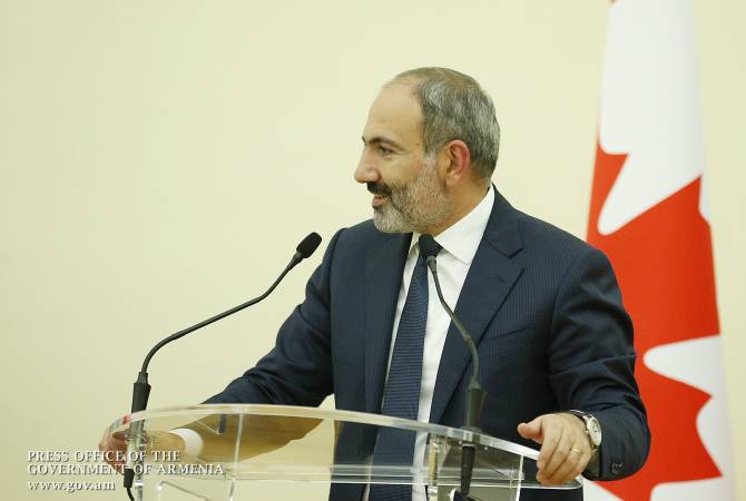 Armenian-Canadian relations are brilliant, says Pashinyan 