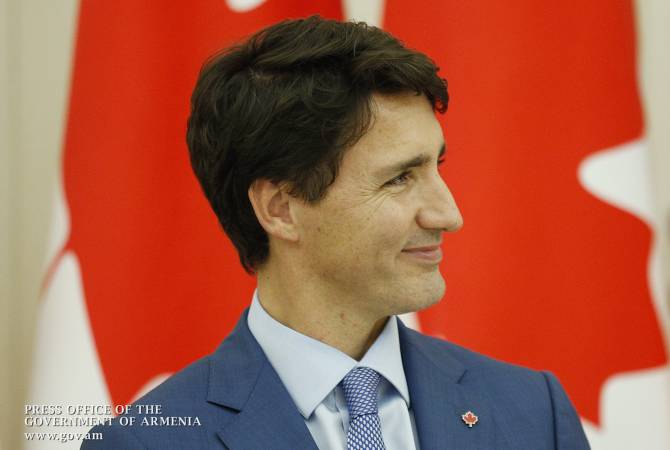 Премьер-министр Канады видит урегулирование  карабахского конфликта  только путем 
мирных переговоров