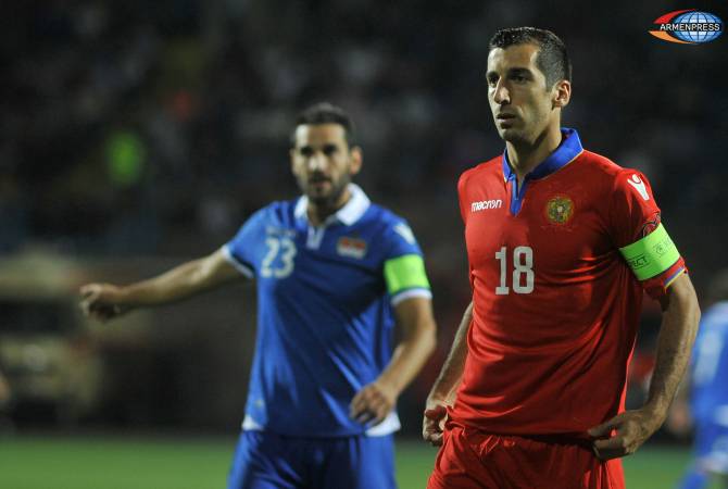  Национальная   сборная  Армении — на предпоследнем месте  в  подгруппе  Лиги наций

  