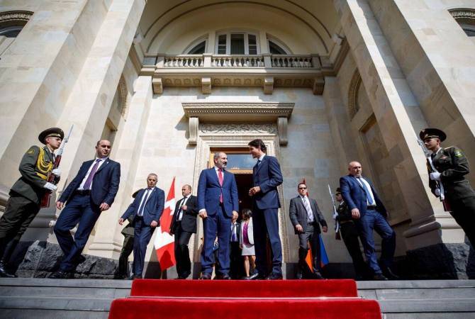 لقاءات مثمرة للغاية مع رئيس الوزراء نيكول باشينيان في يريفان- رئيس وزراء كندا جاستن ترودو عن رحلته 
الأخيرة إلى أرمينيا-