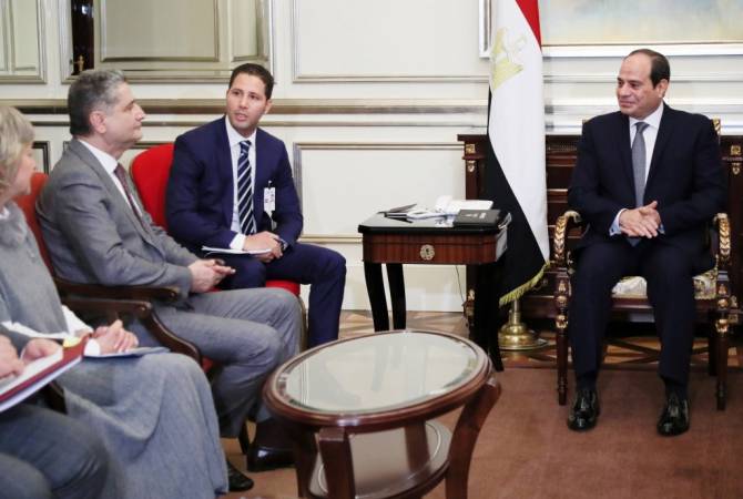 Տիգրան Սարգսյանը և Եգիպտոսի նախագահը քննարկել են ԵԱՏՄ-ի և Եգիպտոսի միջև 
ազատ առևտրի գոտու շուրջ բանակցությունների մեկնարկի ժամկետները