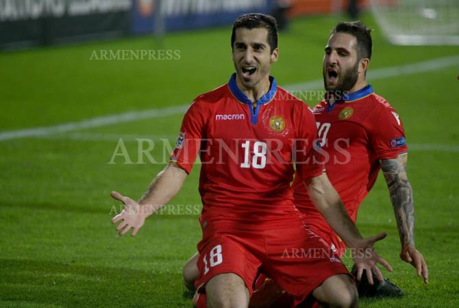 L’équipe nationale d’Arménie est encore à la troisième place 