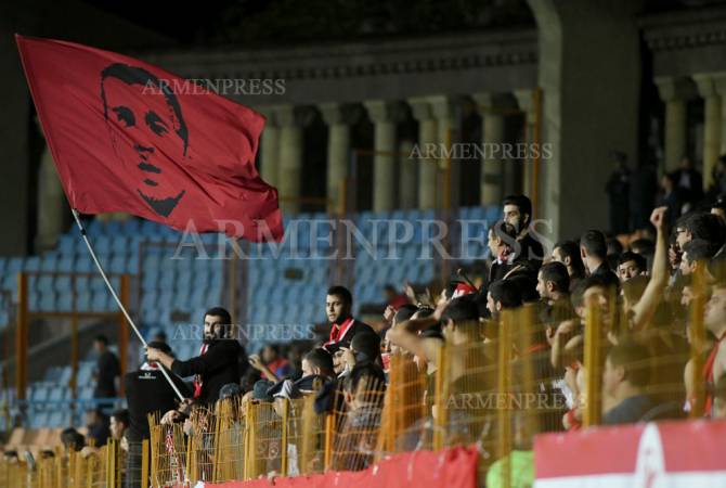 На матче Армения-Македония присутствовали 8300 зрителей