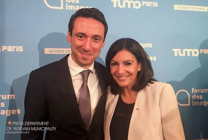 Yerevan Mayor Hayk Marutyan meets with Paris Mayor Anne Hidalgo