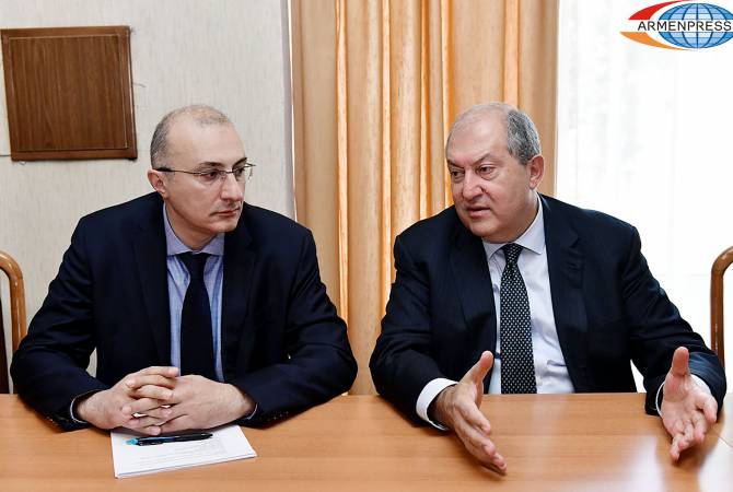 President Sarkissian donates entire salary since taking office to charity 