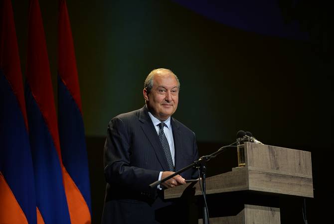 Եկել է ժամանակը, որ հայ ժողովուրդը ծնի իր նոբելյան մրցանակակիրներին. 
նախագահը ներկա է գտնվել ԳԱԱ 75-ամյակի հանդիսավոր նիստին