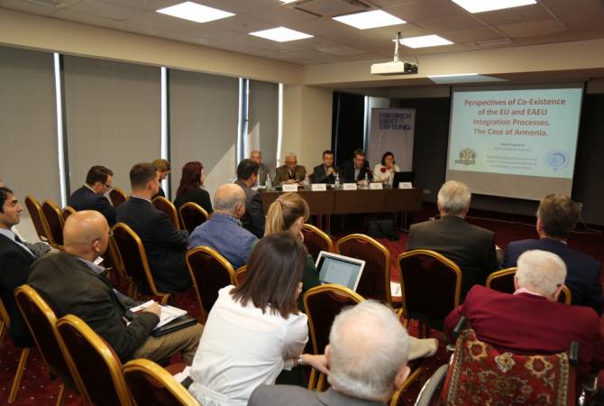 Presentation of book “Perspectives of Co-Existence of the EU and EAEU Integration Processes: 
The Case of Armenia” held in Yerevan